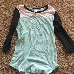 Multi colored baseball t